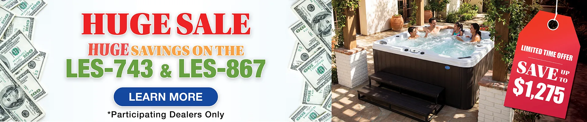 Calspas hot tub being used in a family setting - Union City